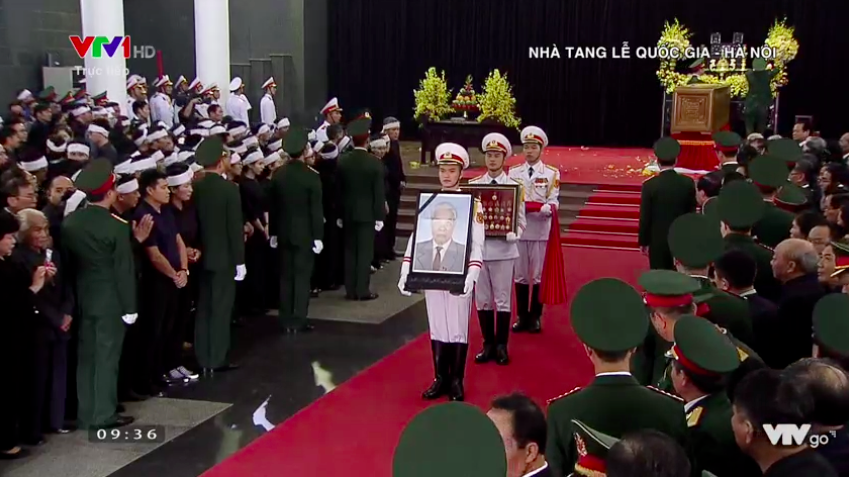 Long trọng tiễn biệt cố Tổng Bí thư Đỗ Mười về nơi an giấc ngàn thu...