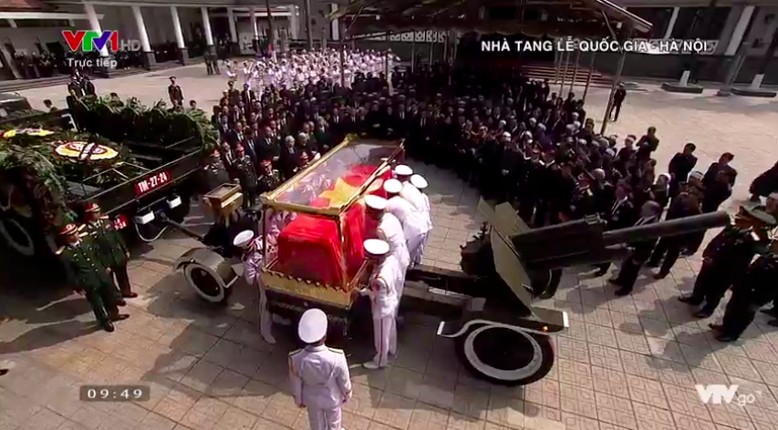 Long trọng tiễn biệt cố Tổng Bí thư Đỗ Mười về nơi an giấc ngàn thu...