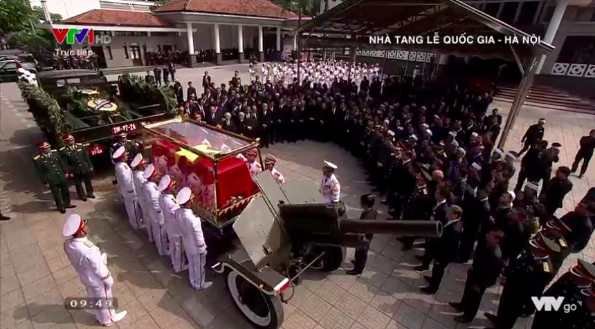 Long trọng tiễn biệt cố Tổng Bí thư Đỗ Mười về nơi an giấc ngàn thu...