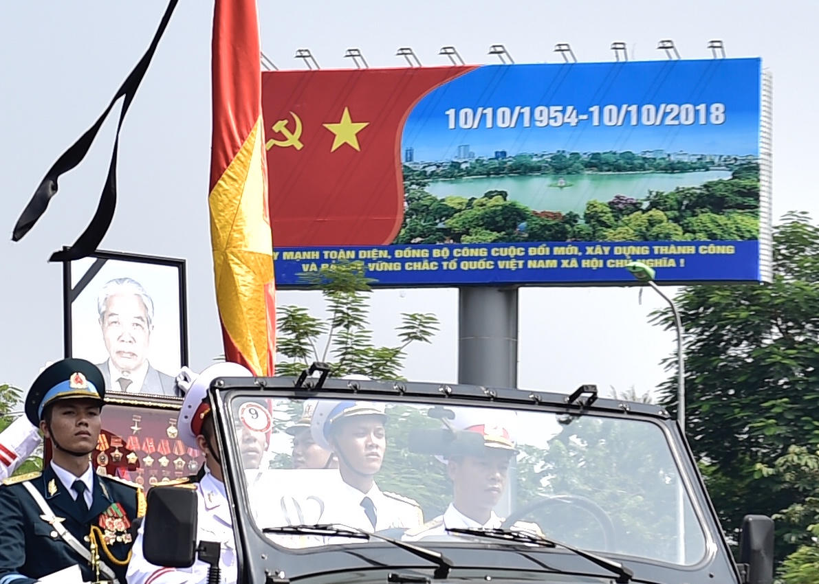 Long trọng tiễn biệt cố Tổng Bí thư Đỗ Mười về nơi an giấc ngàn thu...