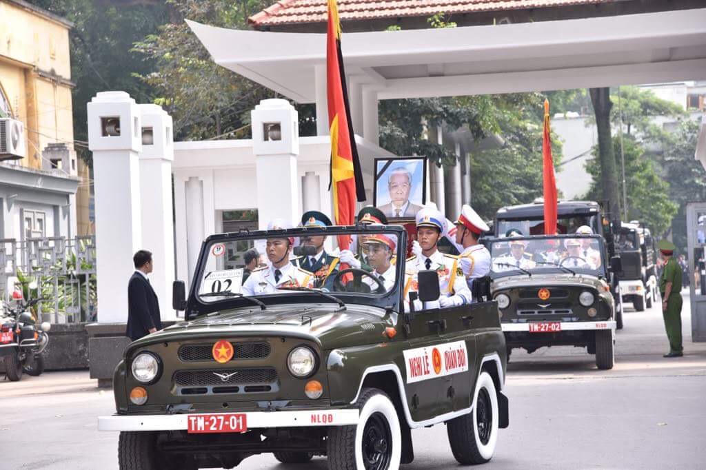 Long trọng tiễn biệt cố Tổng Bí thư Đỗ Mười về nơi an giấc ngàn thu...