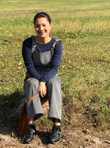 Diễn viên Kim Ngân ở độ tuổi 38.