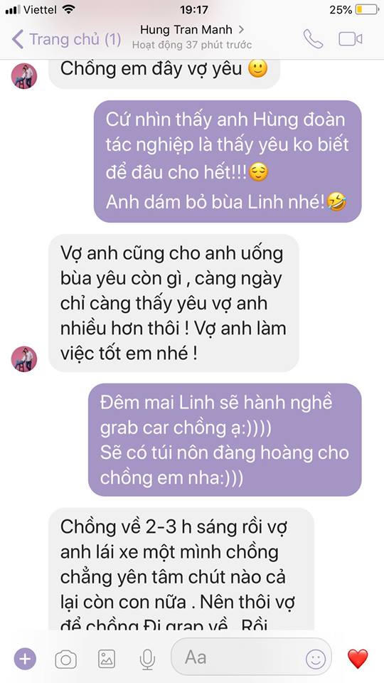 "lo tin nhan" mui man cua vo chong mc "chung toi la chien sy" hinh anh 4