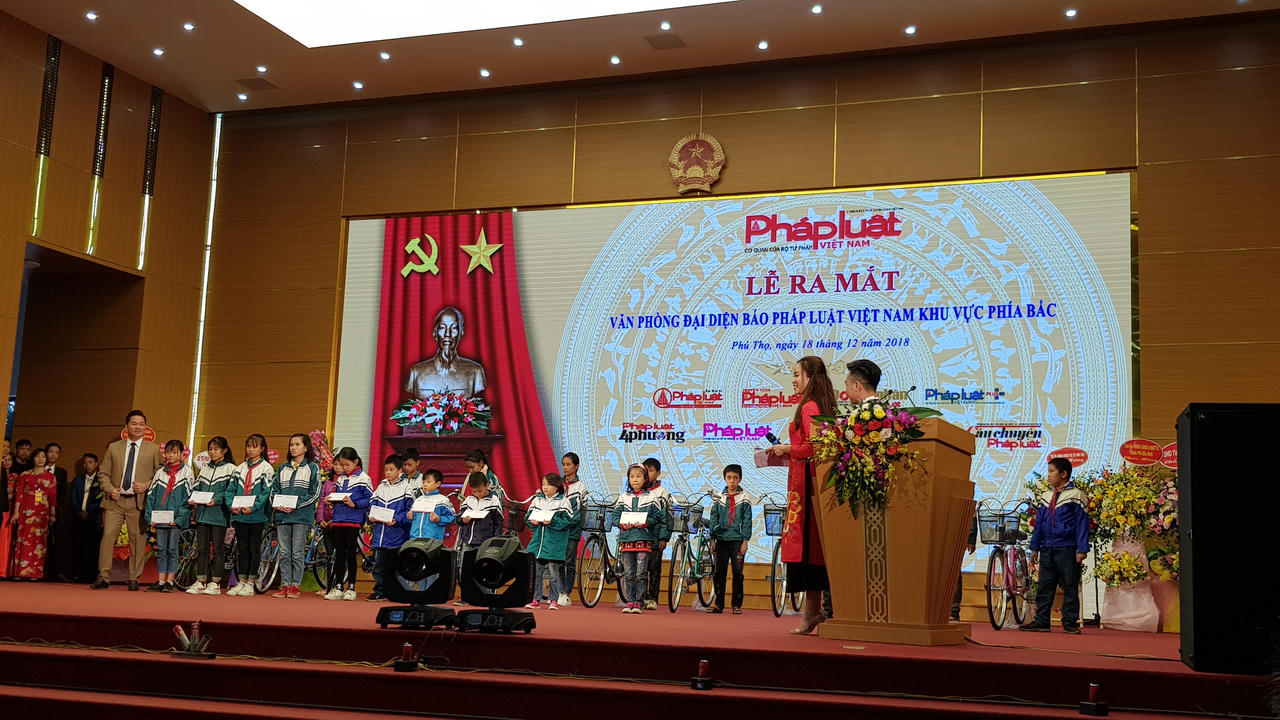 VPĐD khu vực phía Bắc Báo Pháp luật Việt Nam chính thức ra mắt và chung tay xoá nghèo pháp luật