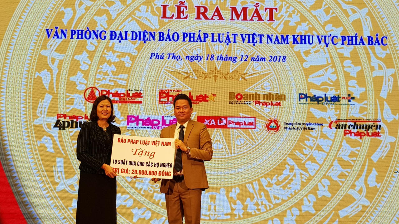 VPĐD khu vực phía Bắc Báo Pháp luật Việt Nam chính thức ra mắt và chung tay xoá nghèo pháp luật
