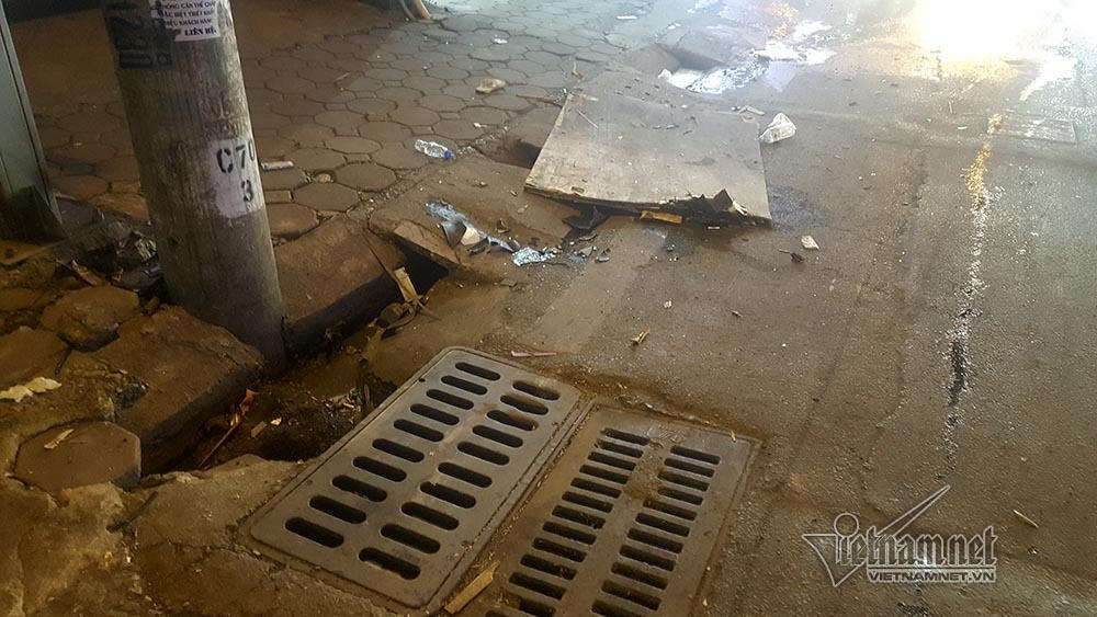 Ô tô đâm 5 xe trên phố Ngọc Khánh: Thai phụ nhảy bật trong tích tắc