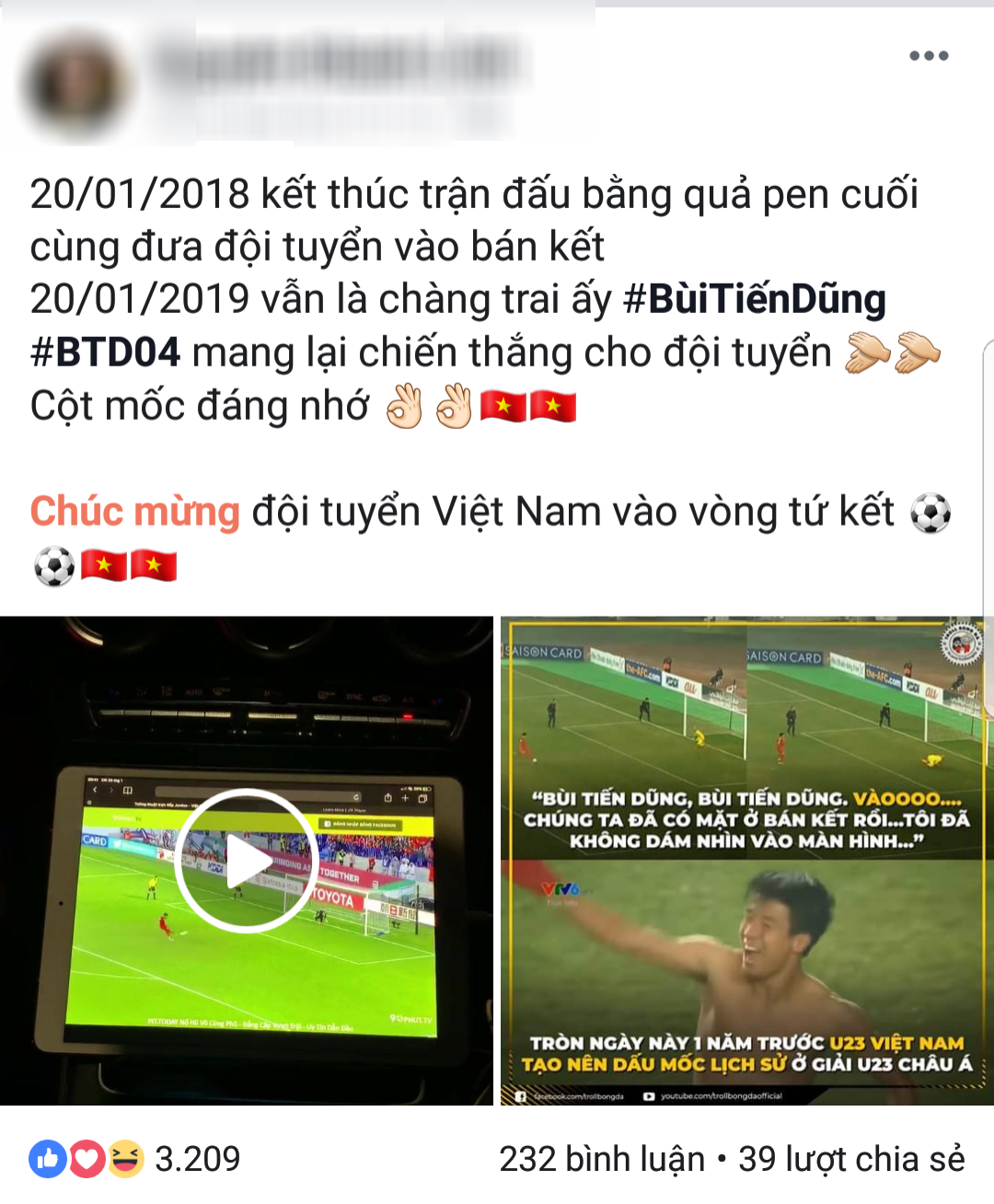 Mối tình với cô chủ khách sạn Bắc Ninh của cầu thủ Bùi Tiến Dũng