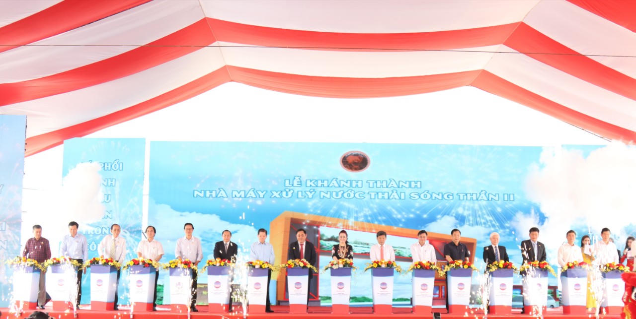 Khánh thành nhà máy xử lý nước thải KCN Sóng Thần 2: Niềm vui chung của mọi người, mọi nhà