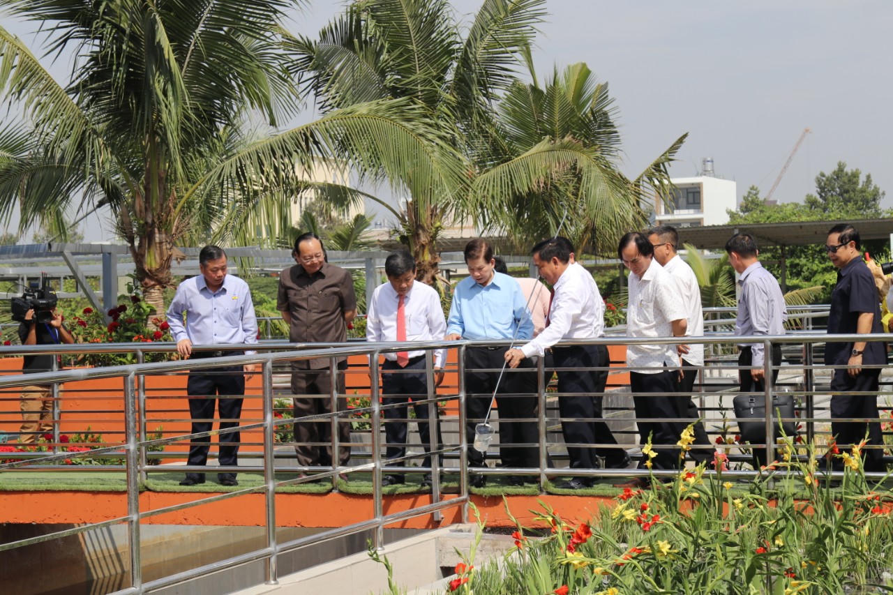 Khánh thành nhà máy xử lý nước thải KCN Sóng Thần 2: Niềm vui chung của mọi người, mọi nhà