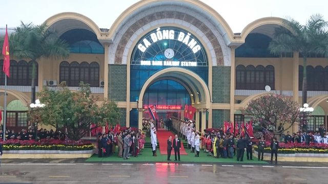 Đội an ninh Triều Tiên tới ga Đồng Đăng - 8