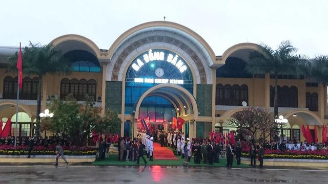 Đội an ninh Triều Tiên tới ga Đồng Đăng - 6