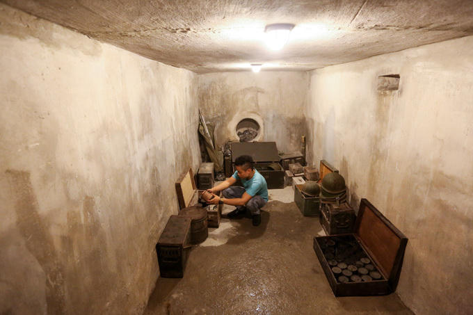 Hầm chứa vũ khí của biệt động trong quán cà phê ở Sài Gòn