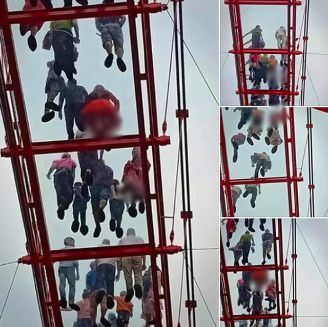 Du khách nữ lo sợ bị chụp lén trên cầu kính 5D đầu tiên ở Mộc Châu - 1