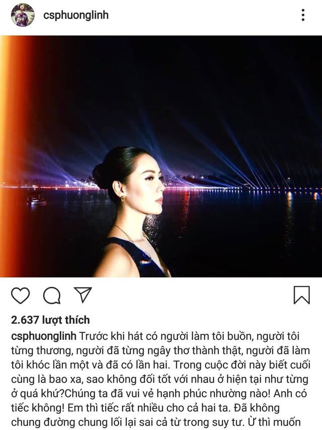 Phương Linh cay đắng trách cứ người đàn ông làm cô khóc hai lần, fan gọi tên Hà Anh Tuấn