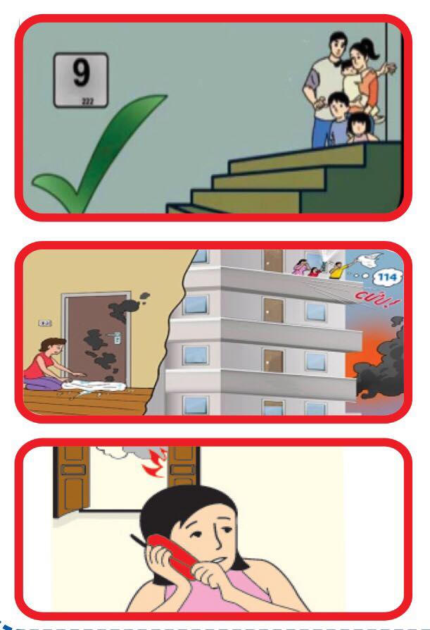 Công an hướng dẫn cách thoát nạn khi cháy chung cư cao tầng