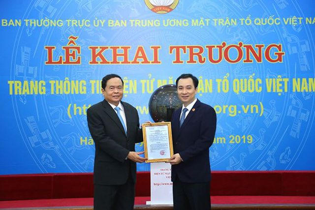 Khai trương Trang thông tin điện tử mới Mặt trận Tổ quốc Việt Nam - 5