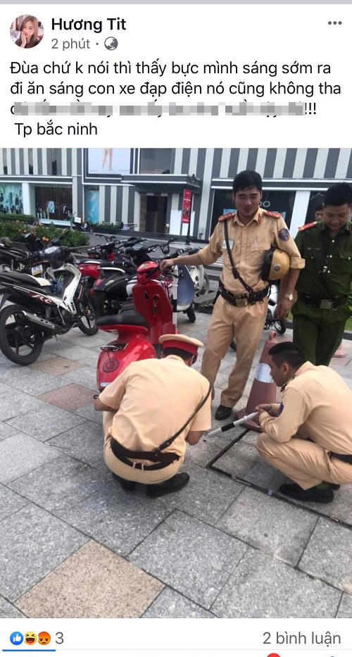 Đăng ảnh kèm lời xúc phạm CSGT, cô gái bị phạt 7,5 triệu đồng