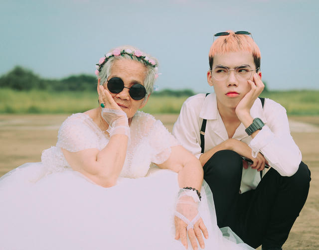 Câu chuyện xúc động phía sau bộ ảnh bà nội 89 tuổi mặc váy cưới - 8