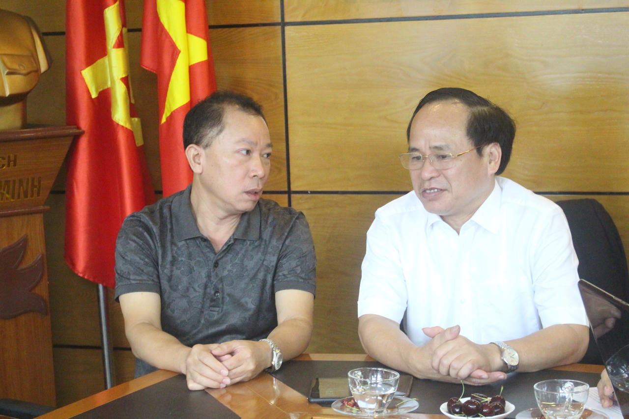 Đối thoại trực tuyến về bồi thường, giải phóng mặt bằng thu hút các dự án đầu tư ở Vĩnh Phúc 