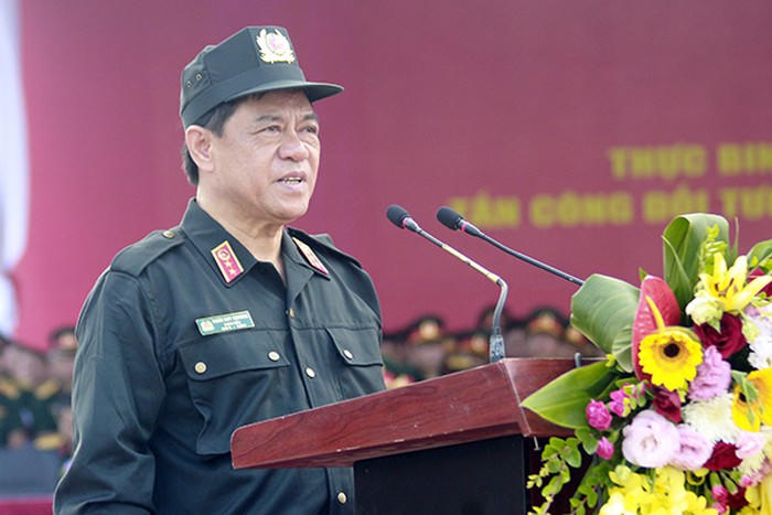 Ấn tượng cảnh công an diễn tập chống gây rối, khủng bố tại Hà Nội