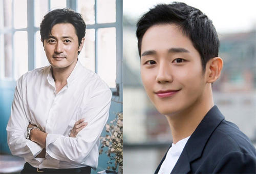 Hai diễn viên Jang Dong Gun (trái) và Jung Hae In.