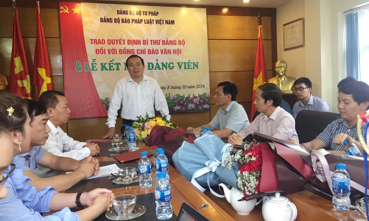 Tiến sỹ, Tổng biên tập Đào Văn Hội đảm nhiệm Bí thư Đảng ủy Báo Pháp luật Việt Nam