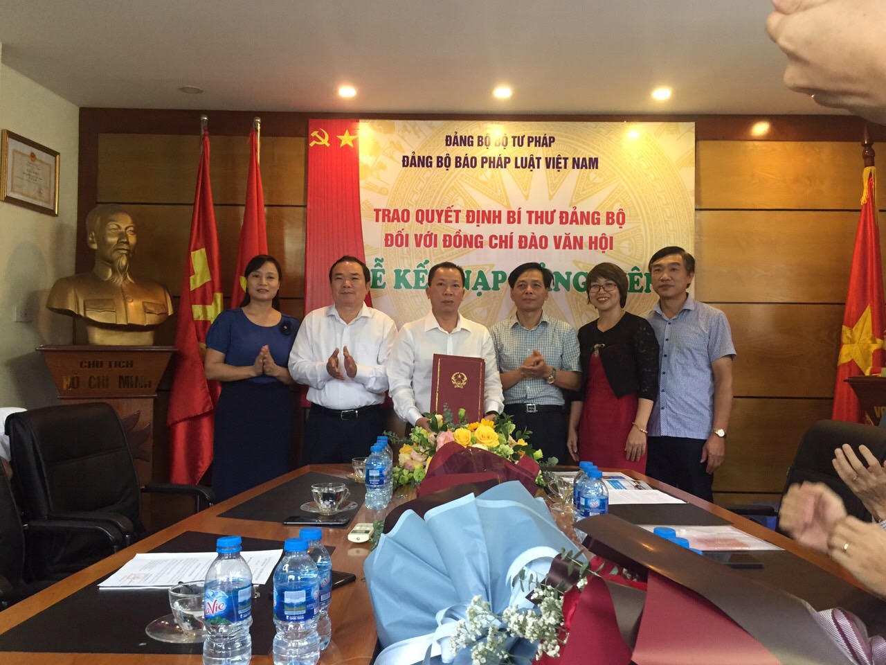 Tiến sỹ, Tổng biên tập Đào Văn Hội đảm nhiệm Bí thư Đảng ủy Báo Pháp luật Việt Nam