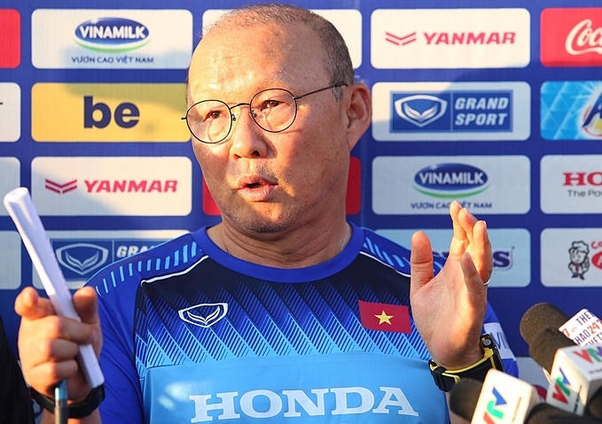 HLV Park luôn nắm rõ thông tin về các học trò. Ảnh: Đương Phạm.