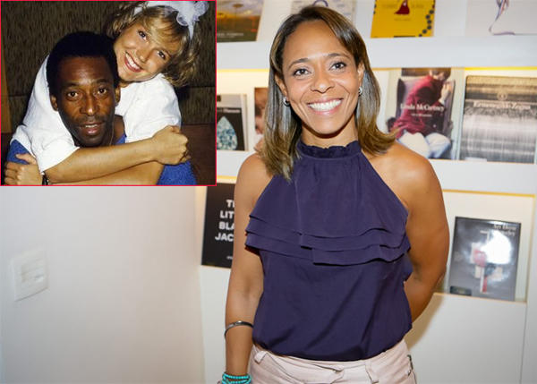 Cô con gái Flavia của Pele và nữ phóng viên