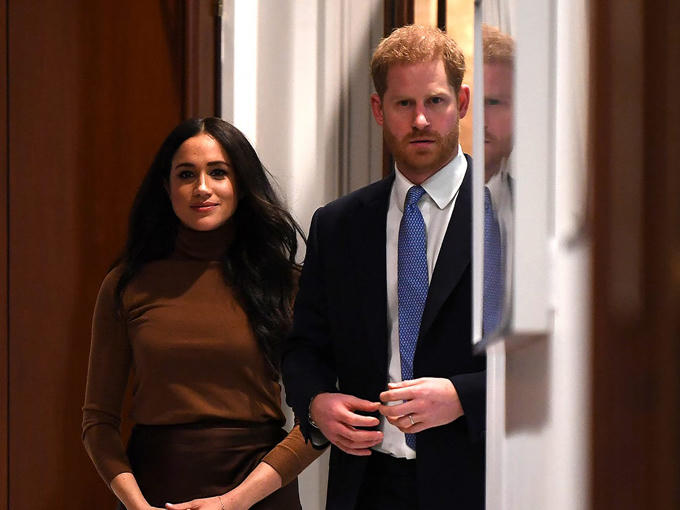 Meghan và Harry đến tòa nhà Canada House ở London hôm 7/1. Ảnh: UK Press.