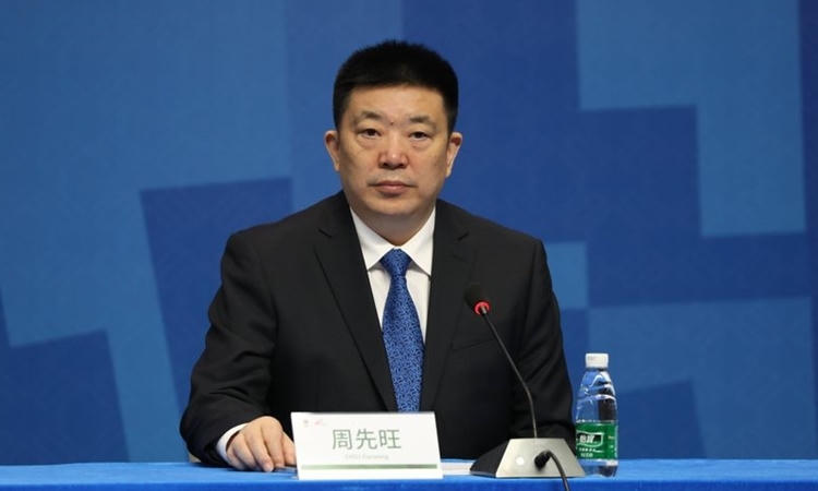 Thị trưởng Vũ Hán Chu Tiên Vượng. Ảnh: VGC.