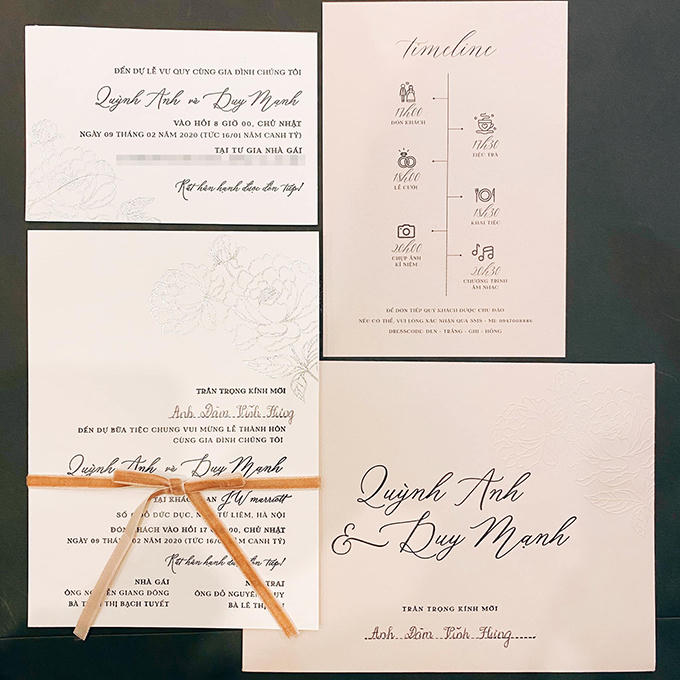 Duy Mạnh mời ca sĩ Đàm Vĩnh Hưng dự lễ cưới.