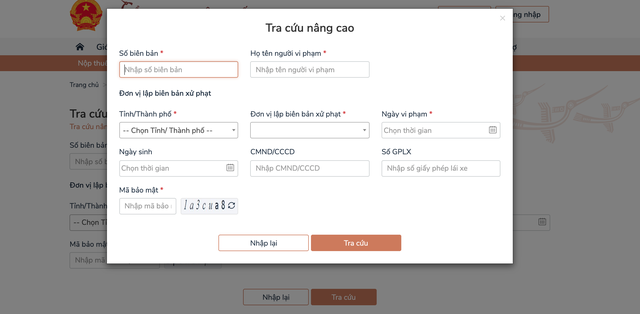 Cục Cảnh sát hướng dẫn quy trình nộp phạt trực tuyến vi phạm giao thông tại nhà