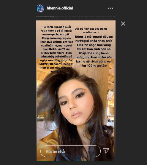 h’hen nie noi gi khi dan mang khich le em gai dan than vao showbiz? hinh anh 4