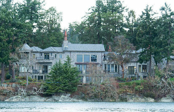 Biệt thự ở đảo Vancouver, Canada, nơi nhà Sussex đang trú ngụ. Ảnh: AFP.