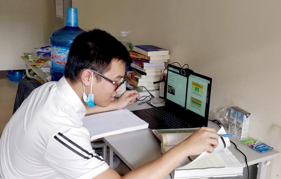 Quang Nghị trở về từ Mỹ và đang thực hiện lệnh cách ly tại Tứ Hiệp, Hà Nội. Ảnh: Nhân vật cung cấp.