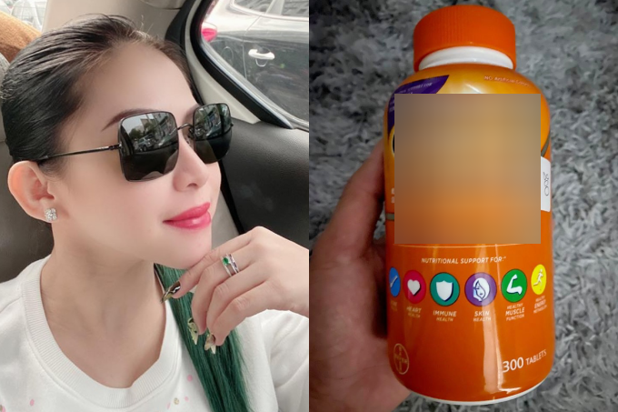 Bình Tinh kinh doanh thêm vitamin tăng cường sức khỏe các loại. Hiện tại, cửa hàng mỹ phẩm online của cô vẫn hoạt động ổn định trong dịch Covid-19.