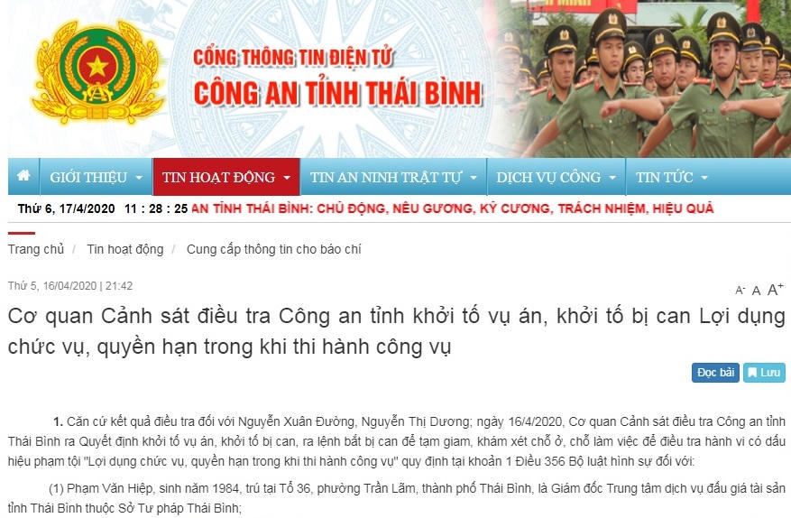 Thông tin mới nhất về vụ án Đường Nhuệ