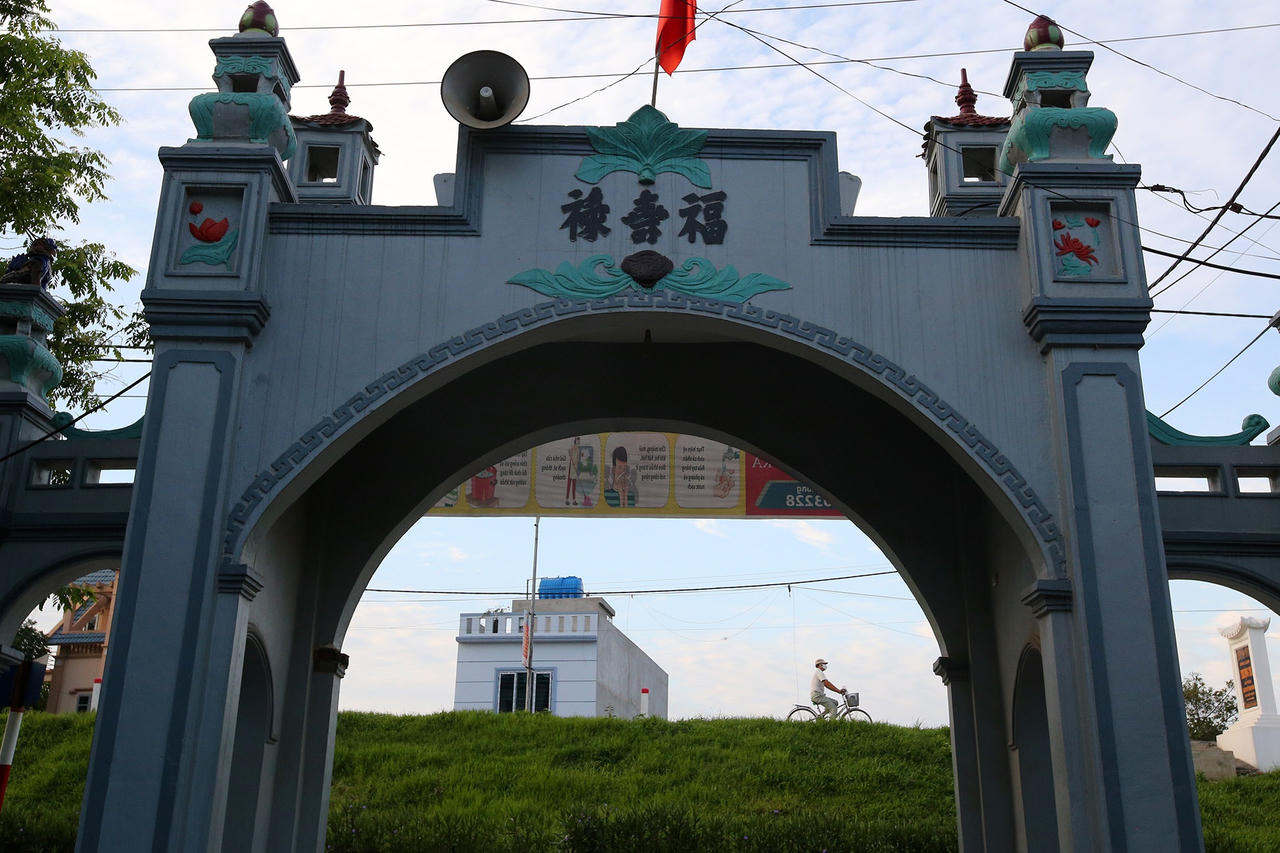 Phong cảnh bình yên nhìn từ những triền đê ở Hà Nội - 10