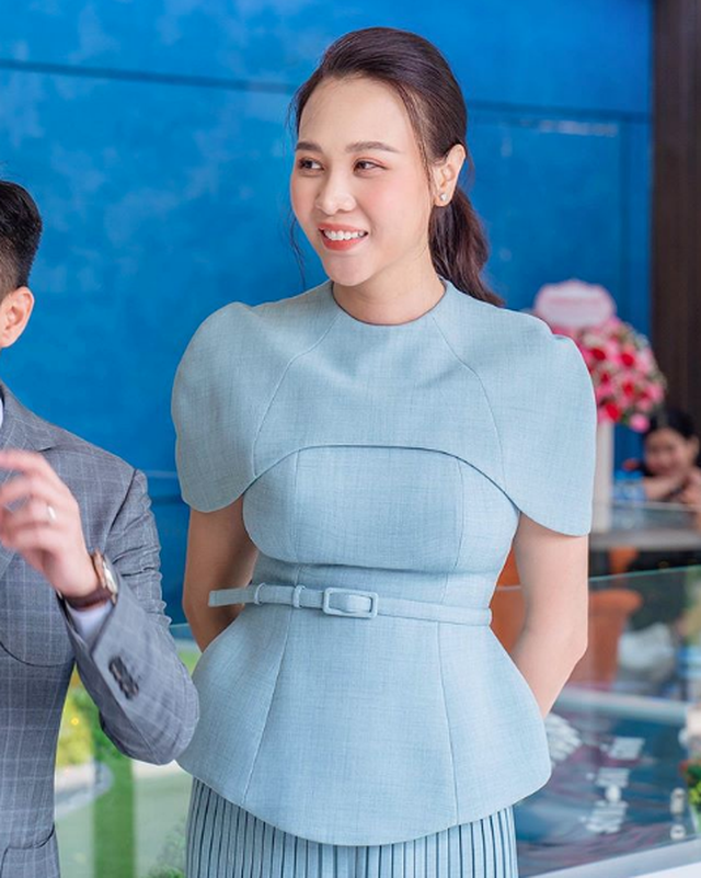 Đàm Thu Trang nhuận sắc sau sinh, ông xã Cường Đôla tấm tắc khen - 5