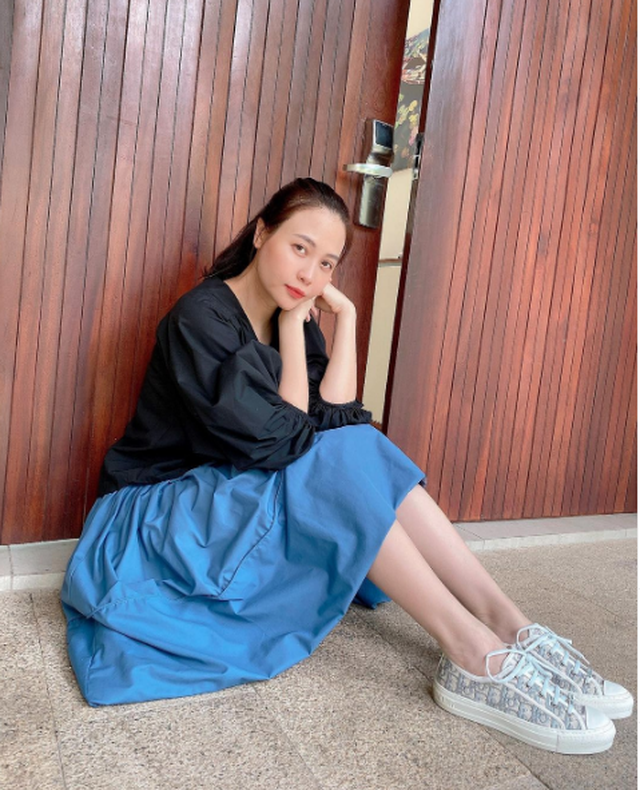 Đàm Thu Trang nhuận sắc sau sinh, ông xã Cường Đôla tấm tắc khen - 7