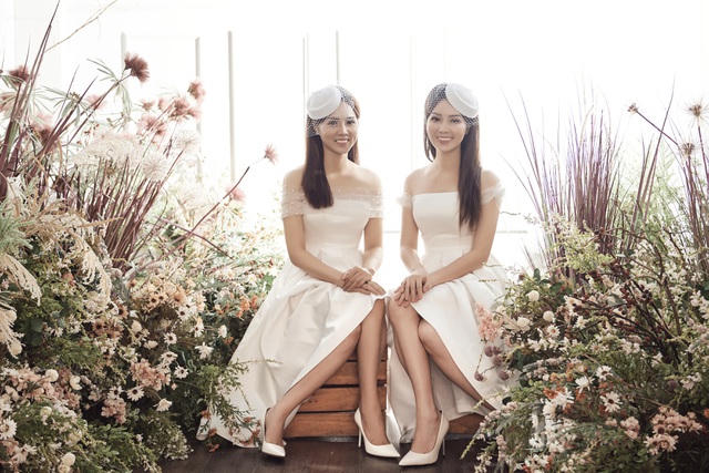 Á hậu Thuỵ Vân hứa chọn váy cưới cho bạn gái NSND Công Lý ngày lên xe hoa - 1