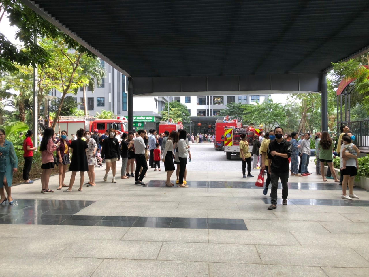 Cháy tại chung cư 40 tầng ở Hà Nội