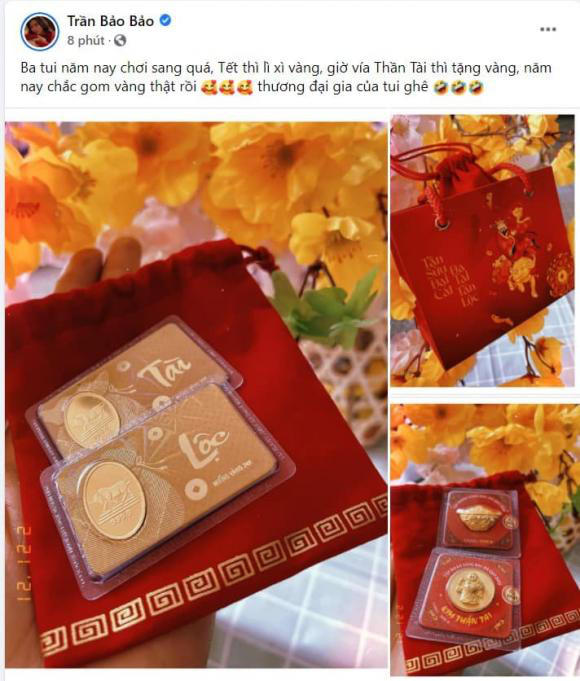 Loạt sao Việt "khoe vàng" gây choáng ngày vía Thần tài: Ngọc Trinh, Trang Trần... - Ảnh 10. Loạt sao Việt "khoe vàng" gây choáng ngày vía Thần tài: Ngọc Trinh, Trang Trần... - Ảnh 10.