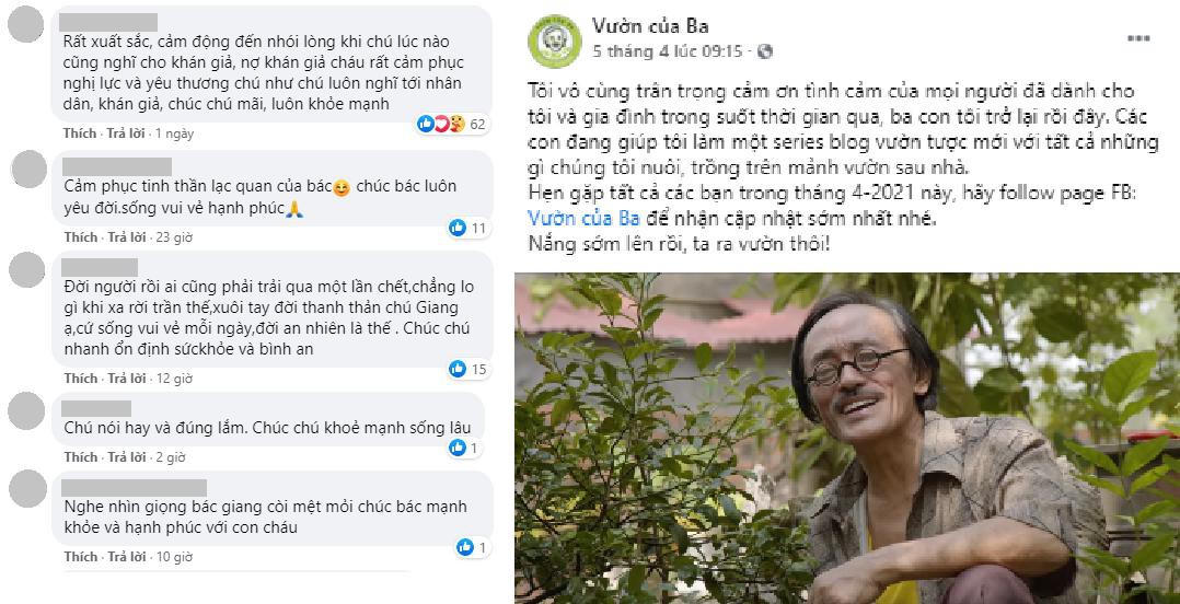 Cuộc sống sau khi phát hiện ung thư hạ họng của nghệ sĩ Giang Còi ra sao? ảnh 3