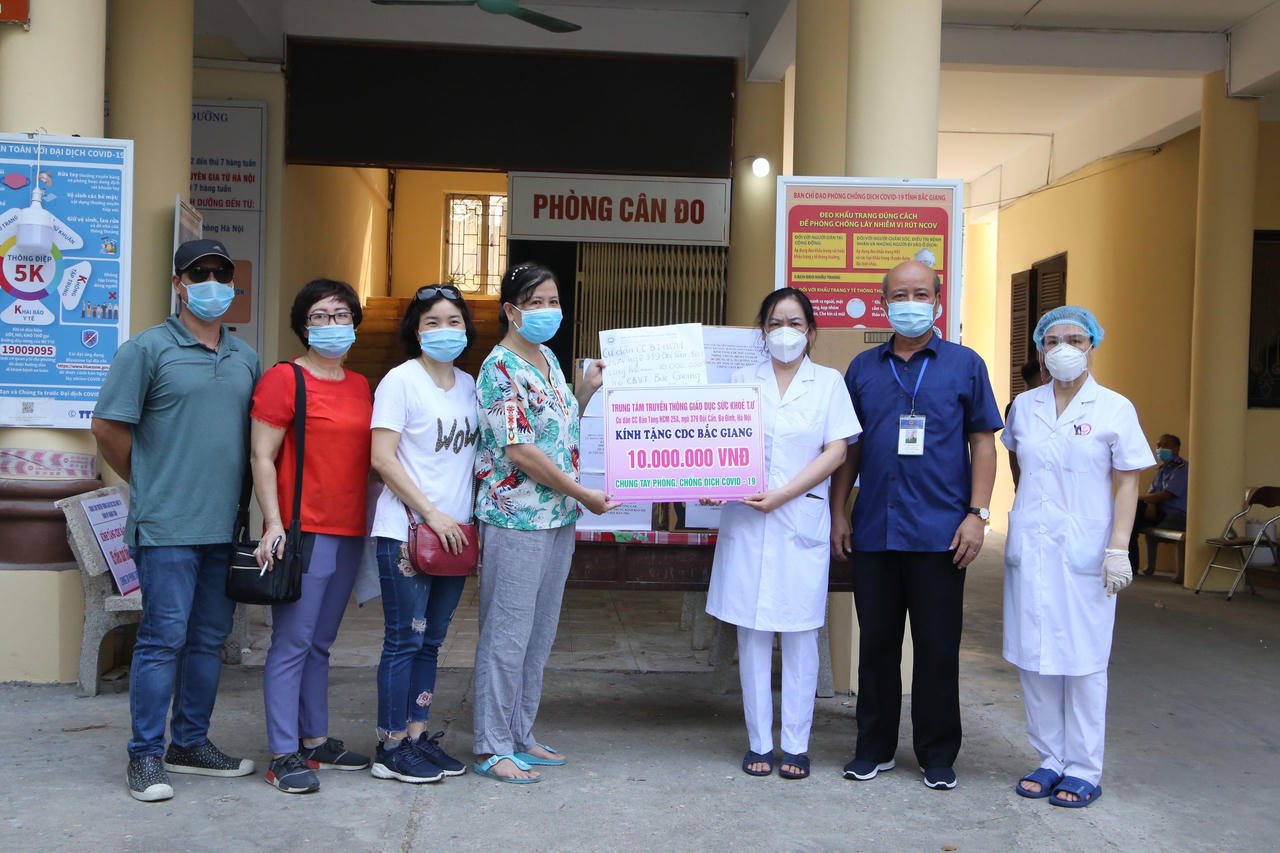 Cư dân Chung cư Bảo Tàng HCM hỗ trợ hơn 104 triệu đồng động viên Bắc Giang, Bắc Ninh chống dịch