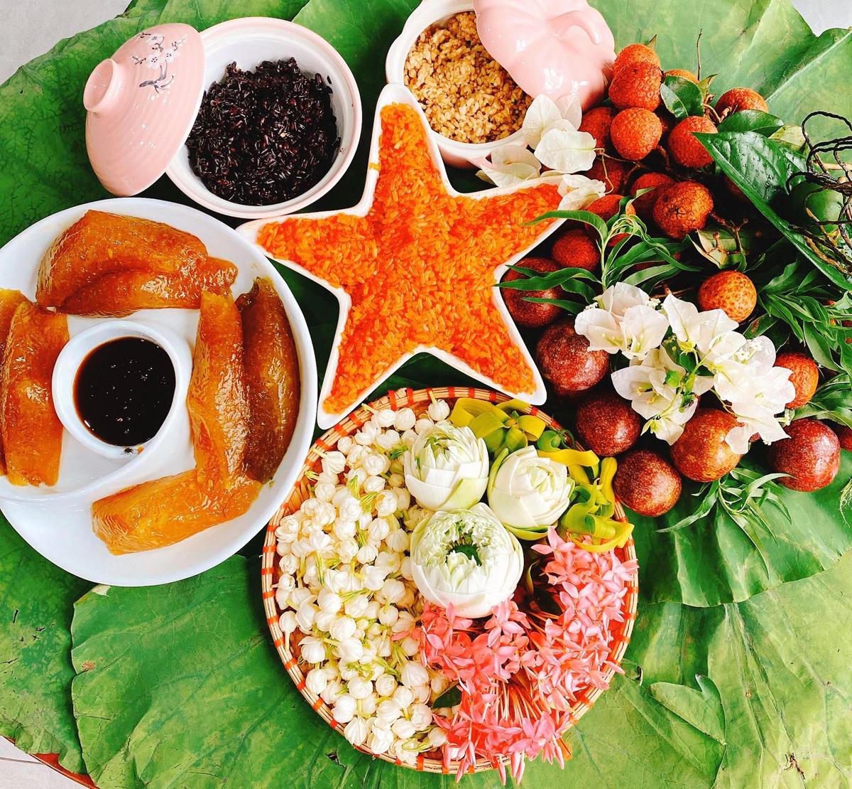 Những mâm cỗ Tết Đoan Ngọ gợi nhớ tuổi thơ