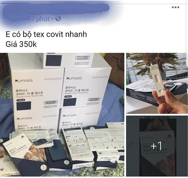 Cẩn trọng trước lời mời chào mua bộ test nhanh COVID-19 trên mạng 