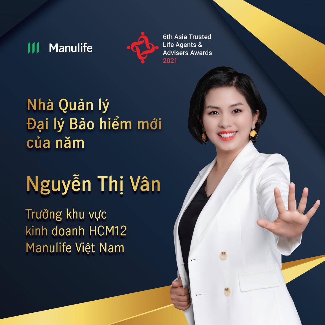 Đại lý Manulife Việt Nam được vinh danh 'Nhà quản lý đại lý bảo hiểm mới của năm'
