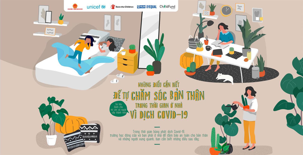 Điều cần biết giúp trẻ em tự chăm sóc bản thân khi ở nhà vì dịch COVID-19